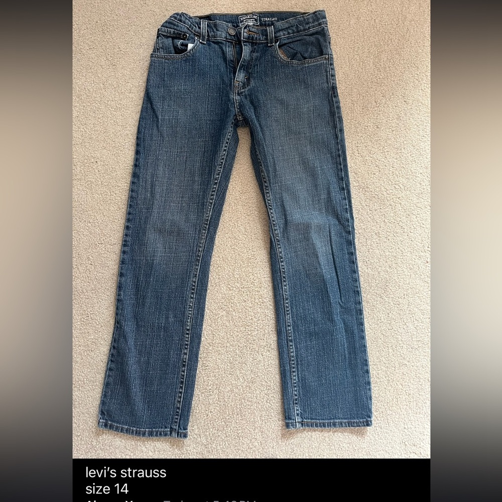 Boys size 14 Levi jeans excellent used condition